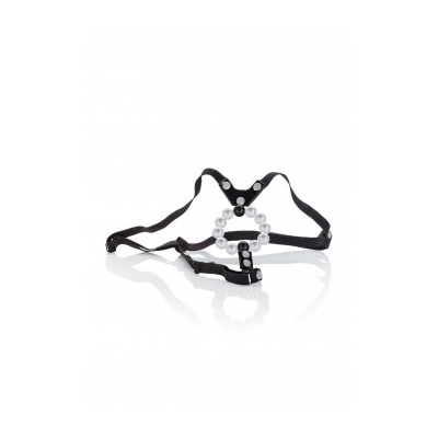 LOVER'S THONG W. PLEASURE PEARLS