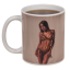 STONEWARE TEMPERATURE MUG - STRIPPER GIRL