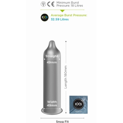 EXS SNUG FIT CONDOM 1tk
