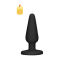 SCANDALOUS CANDLES - BUTT PLUG BLACK