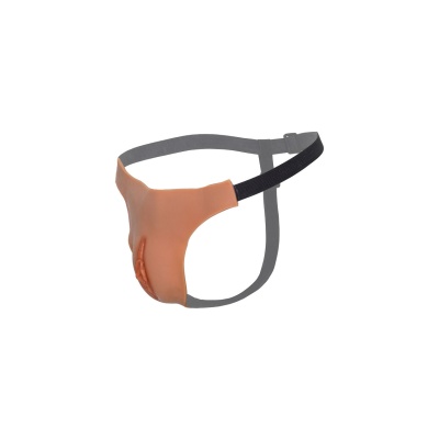 REALISTIC SILICONE VAGINA STRING