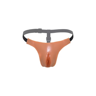 REALISTIC SILICONE VAGINA STRING