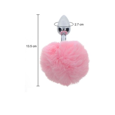 TABOOM BUNNYTAIL BUTTPLUG PINK