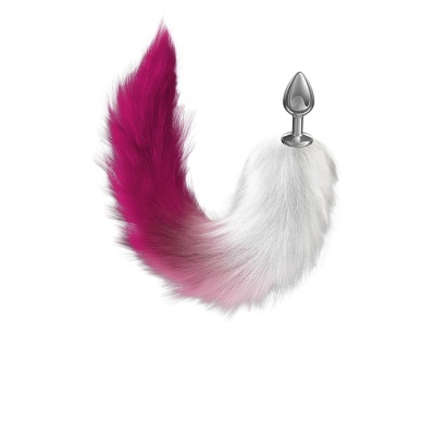 LOLA DIAMOND BUTTPLUG WITH TAIL PINK