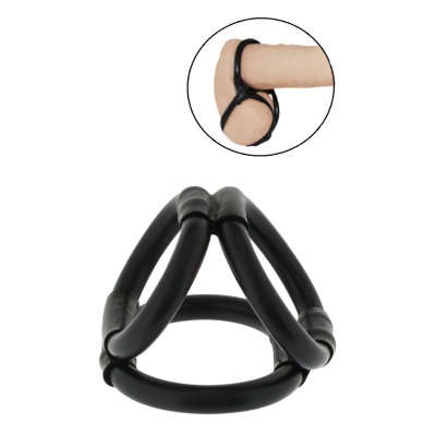 TRI RING COCK CAGE