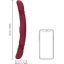 DOUBLE-SIDED THRUSTING VIBRATOR - MERLOT GRAPE