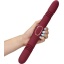 DOUBLE-SIDED THRUSTING VIBRATOR - MERLOT GRAPE