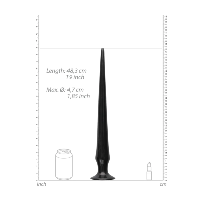 ASS SPIKE DILDO - 20" / 50 CM