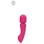 ULTRA SOFT SILICONE DOUBLE-SIDED WAND VIBRATOR - PRESTONE PINK