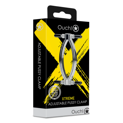 ADJUSTABLE PUSSY CLAMP – SILVER