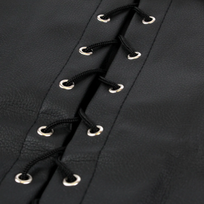 LACE-UP FULL SLEEVE ARM RESTRAINT - BLACK