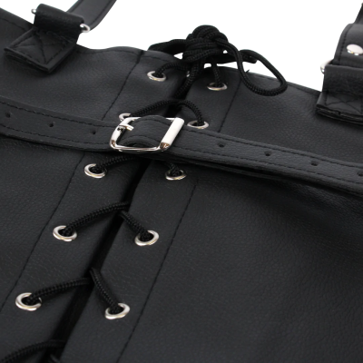 LACE-UP FULL SLEEVE ARM RESTRAINT - BLACK