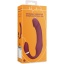 BENDABLE VIBRATING STRAPLESS STRAP-ON - MERLOT GRAPE