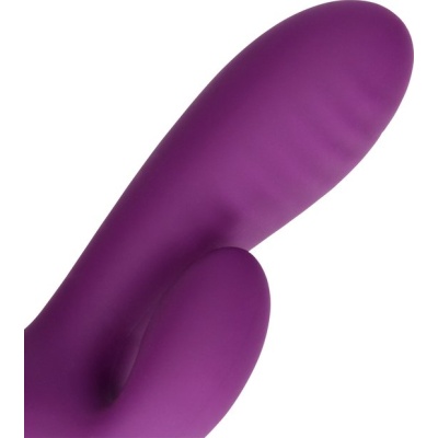 ULTRA SOFT SILICONE G-SPOT VIBRATOR PURPLE