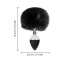 BUNNY TAIL BLACK - METAL PLUG