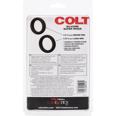 COLT SILICONE SUPER RINGS BLACK
