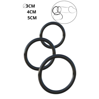 FCR - SILICONE 3-RING STAMINA SET