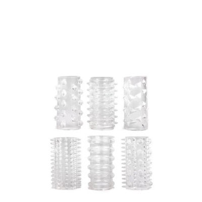 POWER PENIS SLEEVE SET CLEAR