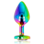 OHMAMA - ANAL PLUG IRIDESCENT HEART MEDIUM