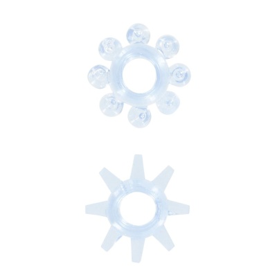 POWER STRETCHY RINGS BLUE 2PCS
