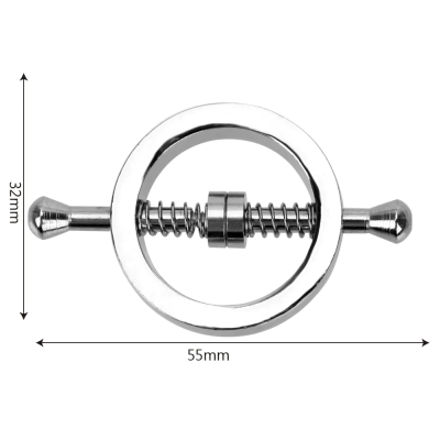STEEL ROUND NIPPLE CLAMPS (2PCS)
