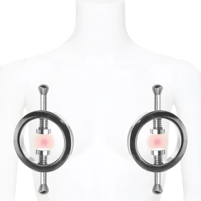STEEL ROUND NIPPLE CLAMPS (2PCS)