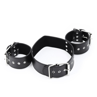 HANDS TO NECK RESTRAINT BLACK
