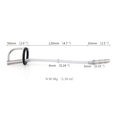SPERM PLUG 150MM SILVER 