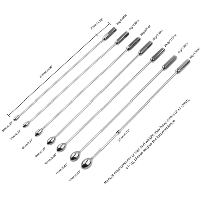 URETHRAL STIMULATION ROD 10MM SILVER