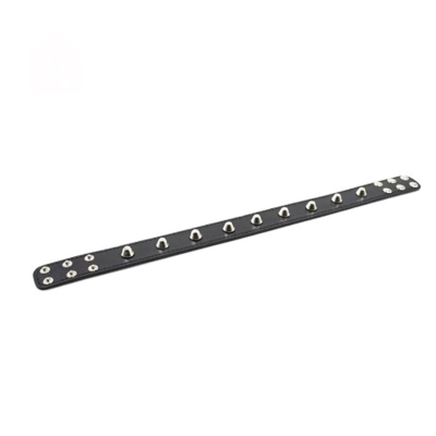 NECK COLLAR WITH STUDS BLACK