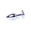 EXCLUSIVITY ANAL PLUG SILVER/PINK HEART SMALL