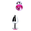 EXCLUSIVITY ANAL PLUG SILVER/PINK SMALL