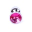 EXCLUSIVITY ANAL PLUG SILVER/PINK SMALL
