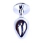 EXCLUSIVITY ANAL PLUG SILVER/PINK SMALL