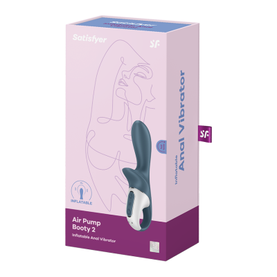 AIR PUMP BOOTY 2 INFLATABLE ANAL VIBRATOR - SATISFYER