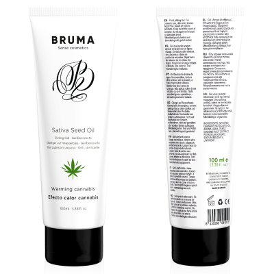 BRUMA CANNABIS+GINSENG WARMING LUBRICANT 100ML