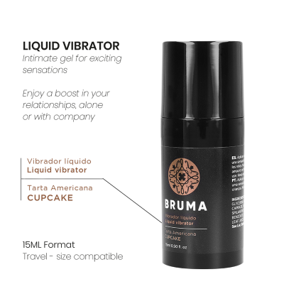 LIQUID VIBRATOR CHOCOLATE CUPCAKE - BRUMA