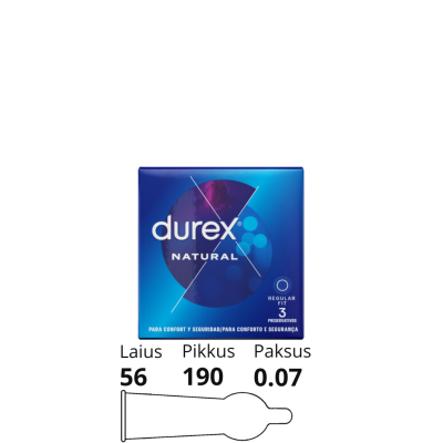 DUREX CLASSIC NATURAL 3pcs