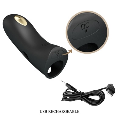 E-STIM VIBRATING FINGER SLEEVE MARICO