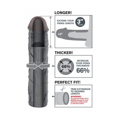 FX MEGA 3" EXTENSION BLACK