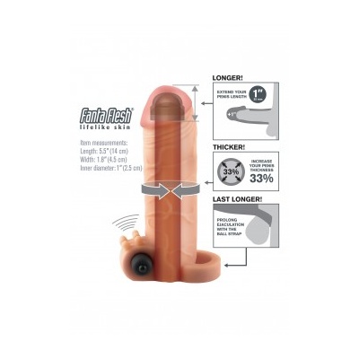 FX VIBRATING REAL FEEL 1" EXT