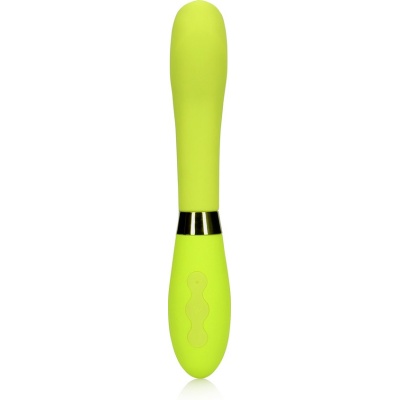 SILICONE G-SPOT VIBRATOR - LIME
