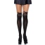 PANTYHOSE W BLACK CAT PRINT OS