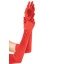 EXTRA LONG SATIN GLOVES OS red