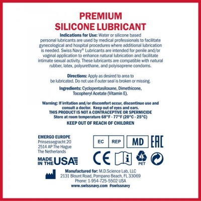 SWISS NAVY SILICONE 59ML