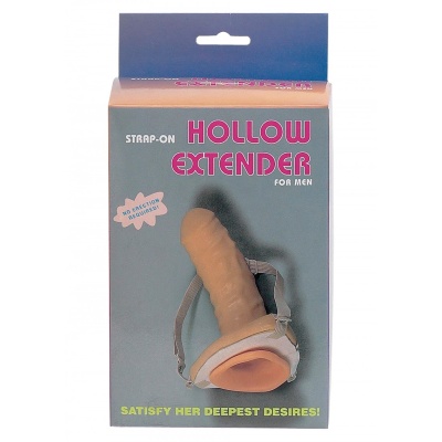 STRAP-ON HOLLOW EXTENDER FOR MEN