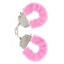FURRY FUN CUFFS PINK PLUSH