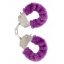 FURRY FUN CUFFS PURPLE PLUSH