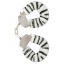 FURRY FUN CUFFS ZEBRA PLUSH