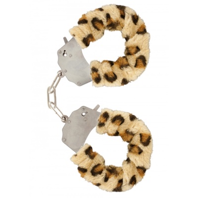 FURRY FUN CUFFS LEOPARD PLUSH